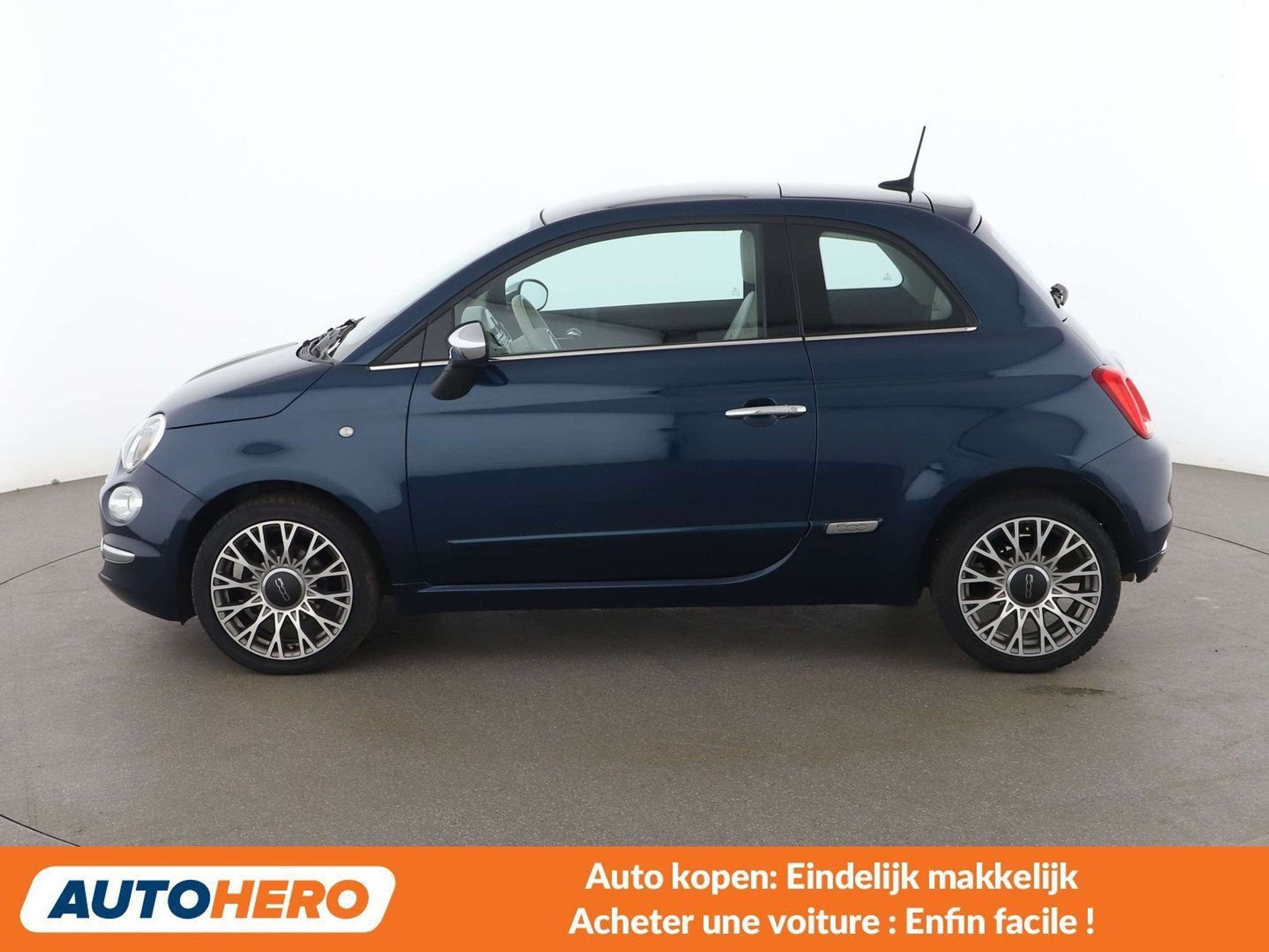 Fiat 500 1.2 Lounge (bj 2018), Auto's, Voorwielaandrijving, 4 zetels, Gebruikt, 1242 cc