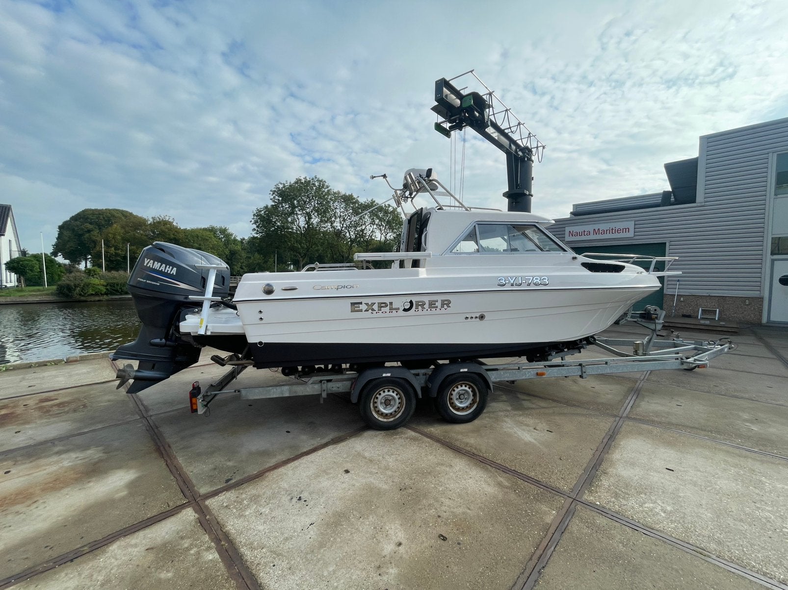 CAMPION 622 EXPLORER I 2x YAMAHA F115 I 3500KG TRAILER, Watersport en Boten, Ophalen, Zo goed als nieuw