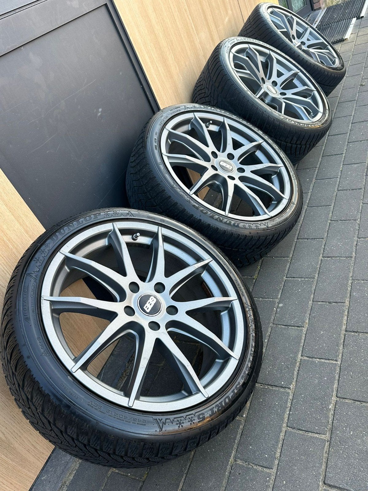 BMW BBS orginele velgen met banden 19 inch, Ophalen, 19 inch, Band(en)
