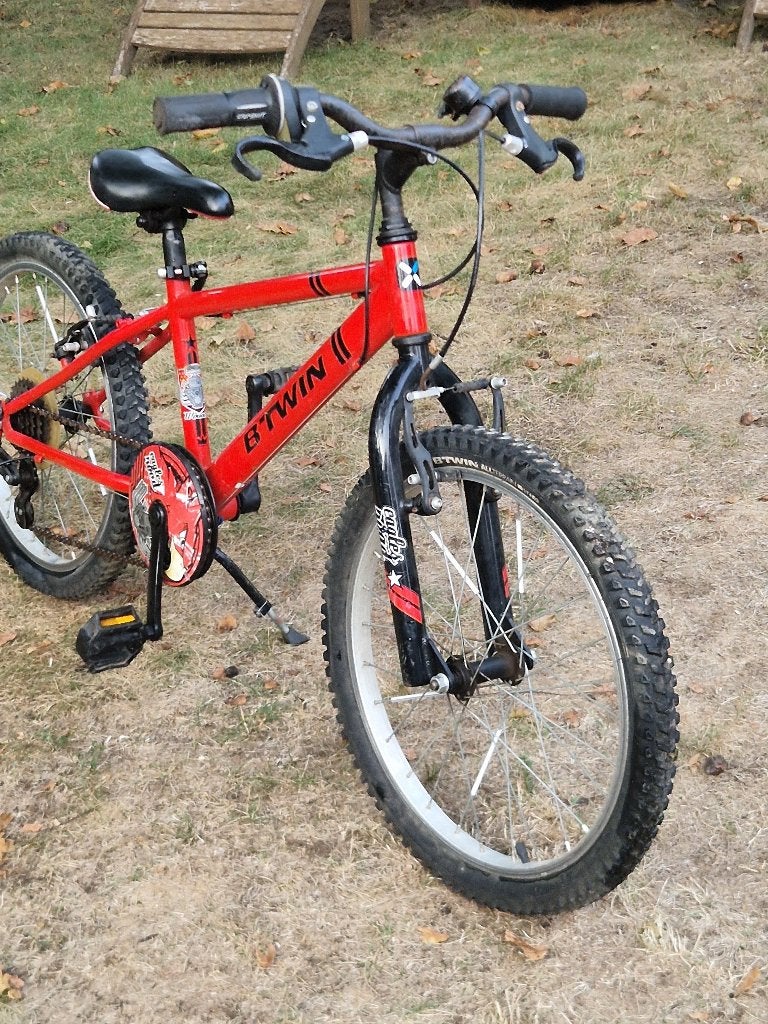 Kinderfiets mtb, Ophalen, Gebruikt, Velgrem, B-Twin