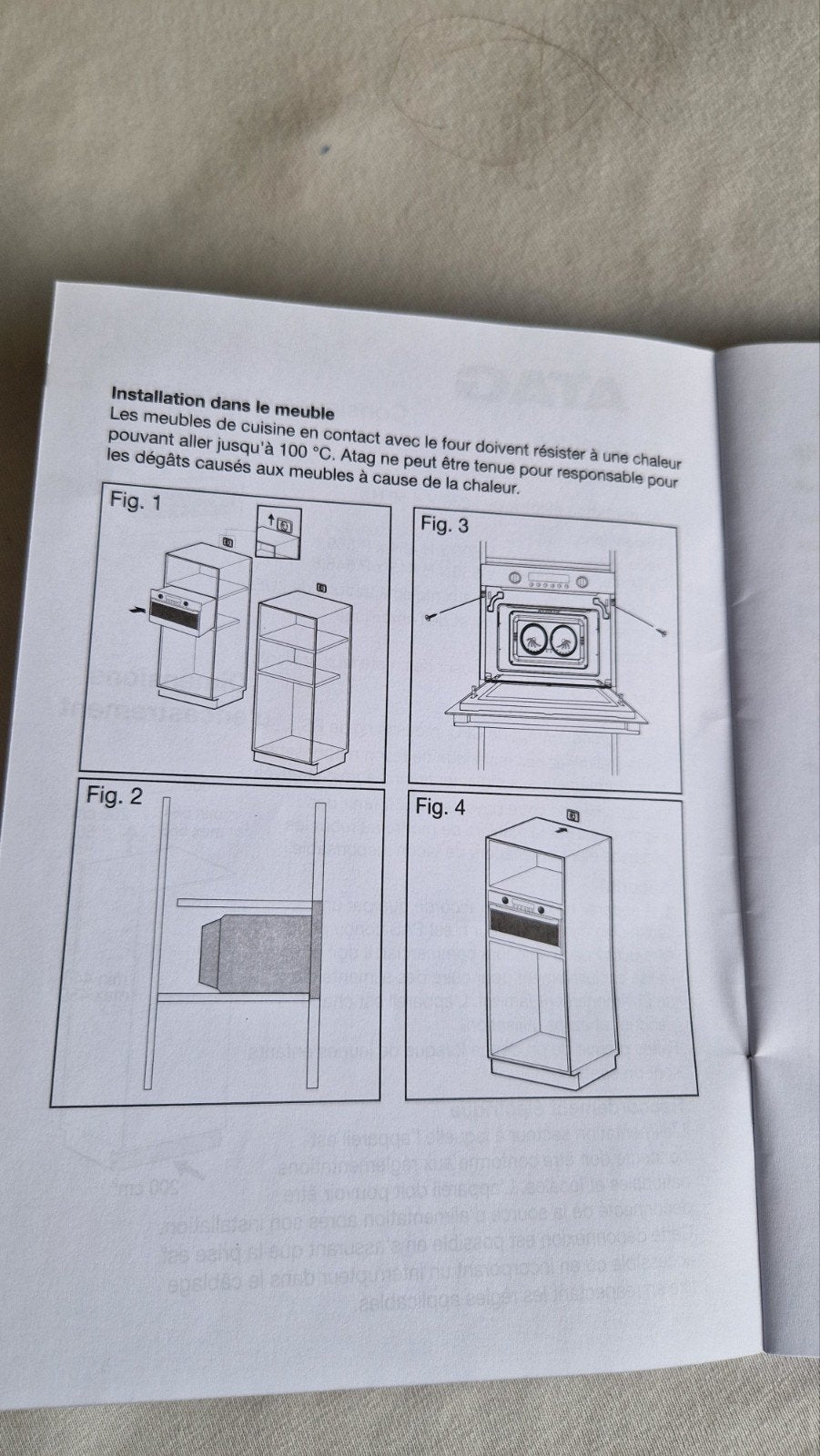 ATAG combimagnetronoven, Elektronische apparatuur, Ophalen, Microgolfoven, Zo goed als nieuw, Inbouw
