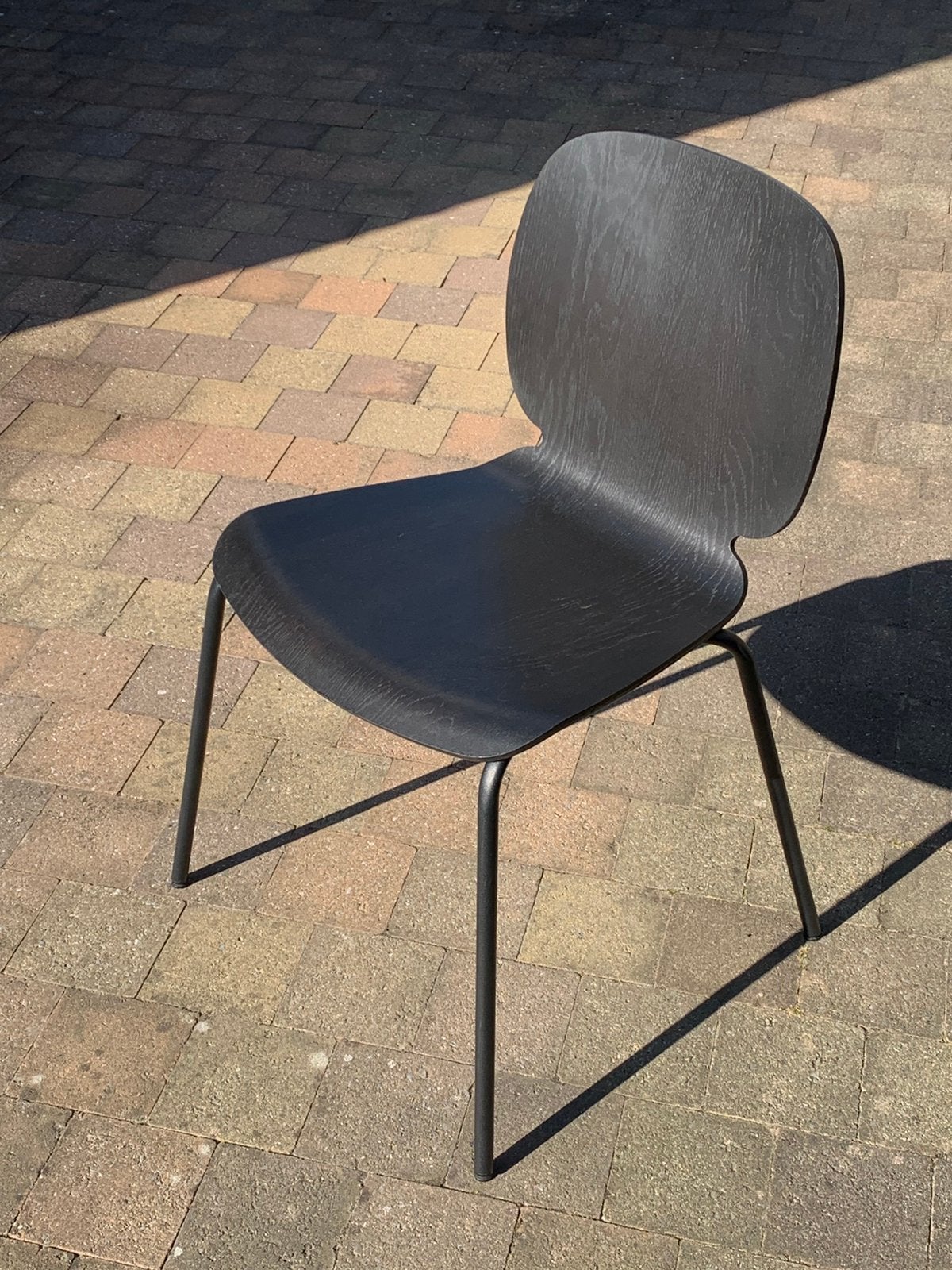 Set IKEA SVENBERTIL stoelen, Gebruikt, Zwart, Ophalen of Verzenden, Vier