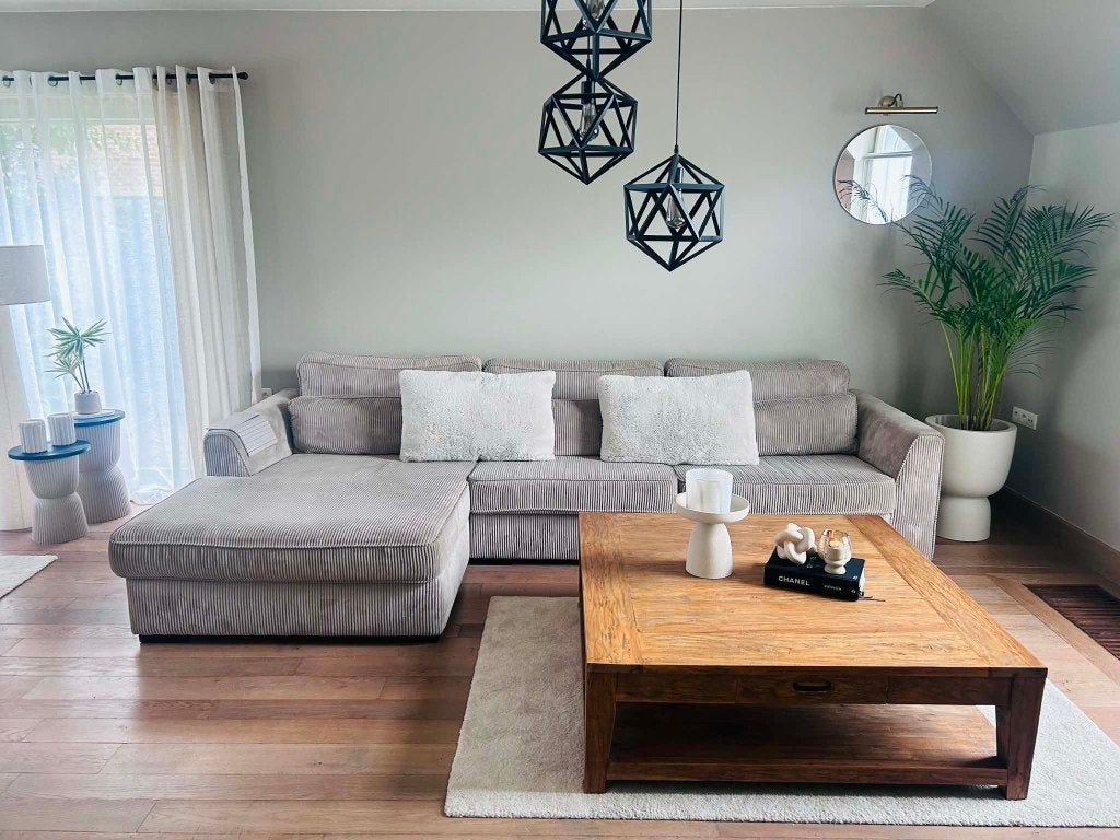 Volle eiken salontafel, Huis en Inrichting, Tafels | Salontafels, Ophalen, Zo goed als nieuw, Minder dan 50 cm, 100 tot 150 cm