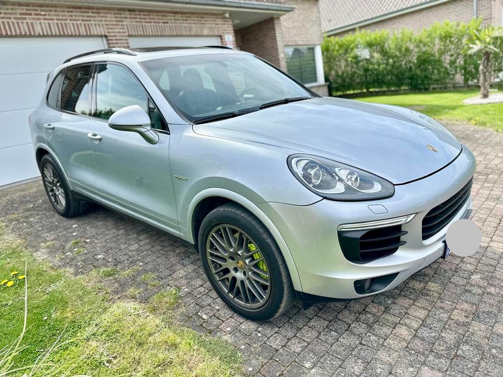 Porsche Cayenne S E-Hybride - GEKEURD V VERKOOP ! Top Auto !, Achat, Feux de virage, Carnet d'entretien, Noir