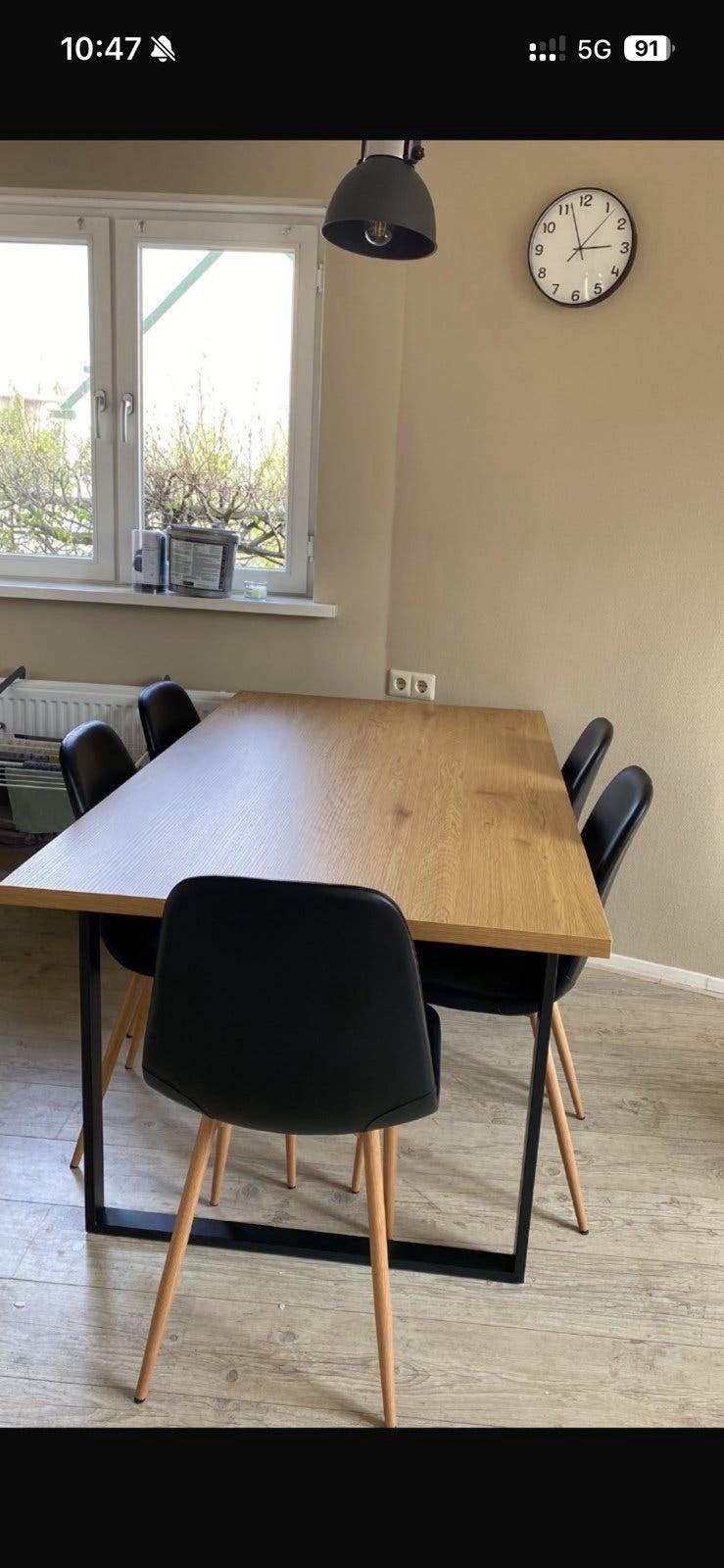 Eettafel + 6 stoelen, Ophalen, Zo goed als nieuw
