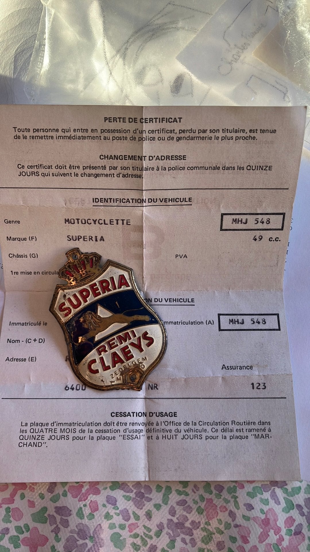 Superia, Enlèvement