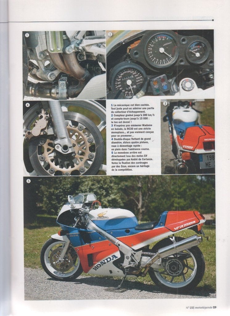 Motos Honda VFR750R RC30 & Honda RC45 collection, Envoi, Utilisé