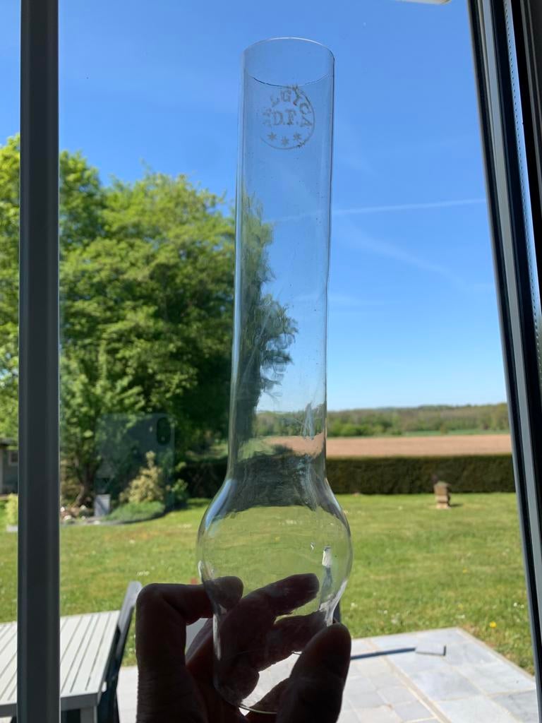 Deux anciens quinquets de lampe à pétrole., Antiquités & Art, Enlèvement