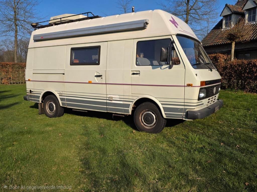 Prachtige VW LT 35 Oldtimer Camper – Klaar voor vakantie!, Caravans en Kamperen, Buscamper of Camperbus, Volkswagen, Tot en met 2