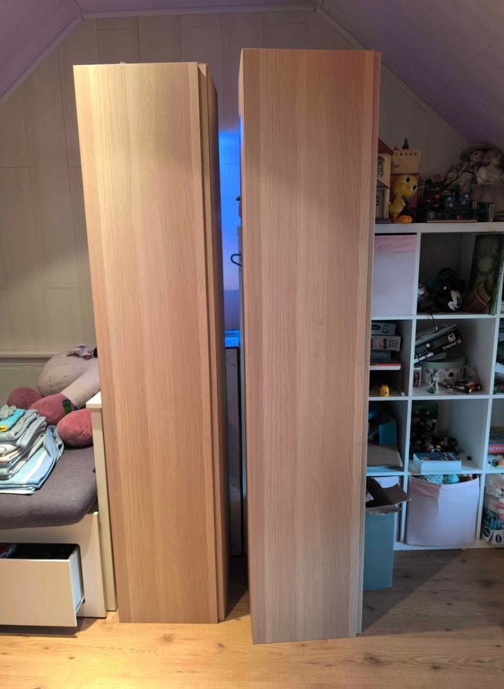 2 colonnes de salle de bain, Maison & Meubles, 25 à 50 cm, Utilisé, Autres types, Moins de 50 cm