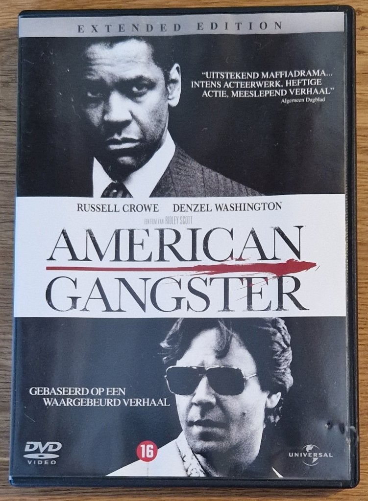 American Gangster (2007) - DVD, Vanaf 16 jaar, Nederlands, Ophalen of Verzenden, Gebruikt