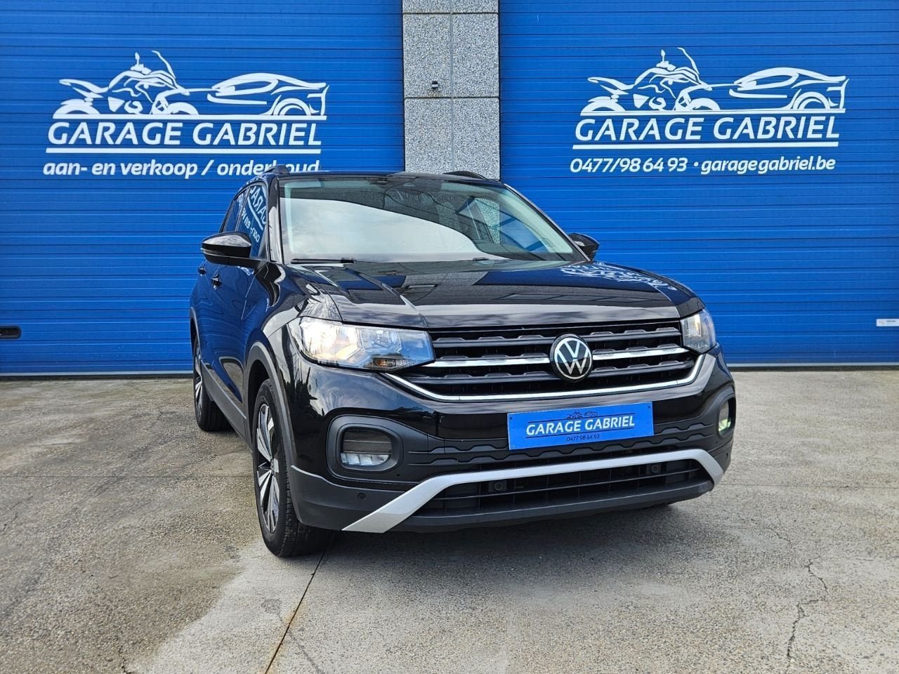 Volkswagen T-Cross (bj 2022), Auto's, Volkswagen, Voorwielaandrijving, Gebruikt, Zwart, Bedrijf