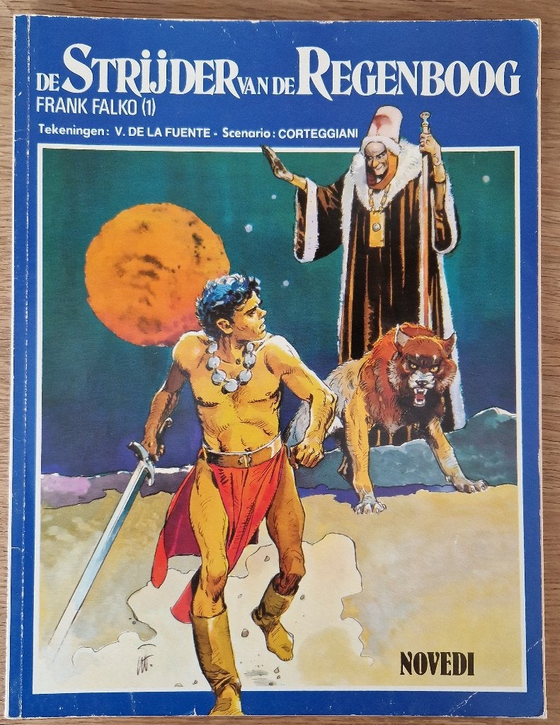 Frank Falko - De strijder van de regenboog –1-1e(1987) Strip, Eén stripboek, Ophalen of Verzenden, Gelezen