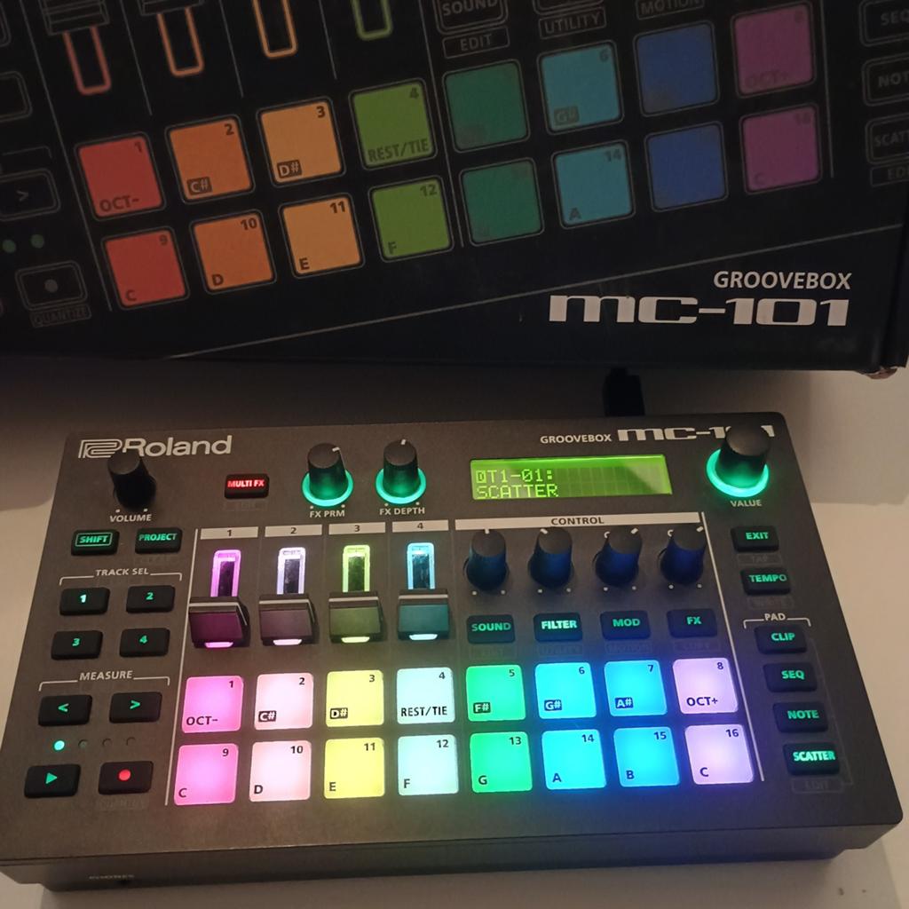 Roland mc 101 groovebox, Enlèvement
