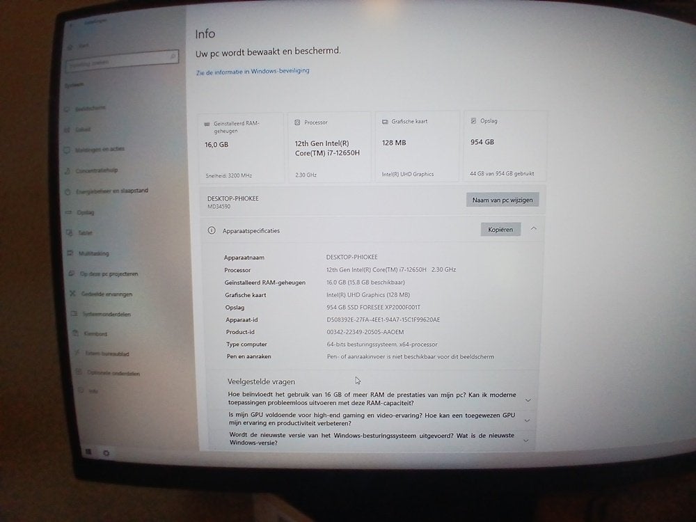 computer  met 4k scherm en muis en keyboard, Avec carte vidéo, Medion, Comme neuf, Enlèvement