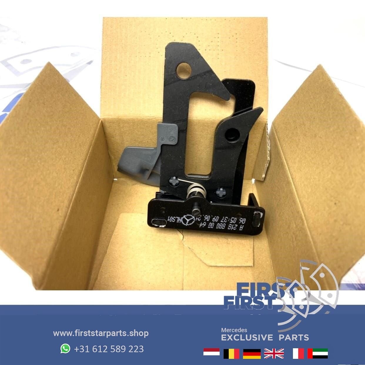 W205 MOTORKAP SLOT C KLASSE HAAK Origineel Mercedes 2014-202, Utilisé, -, -, Enlèvement ou Envoi