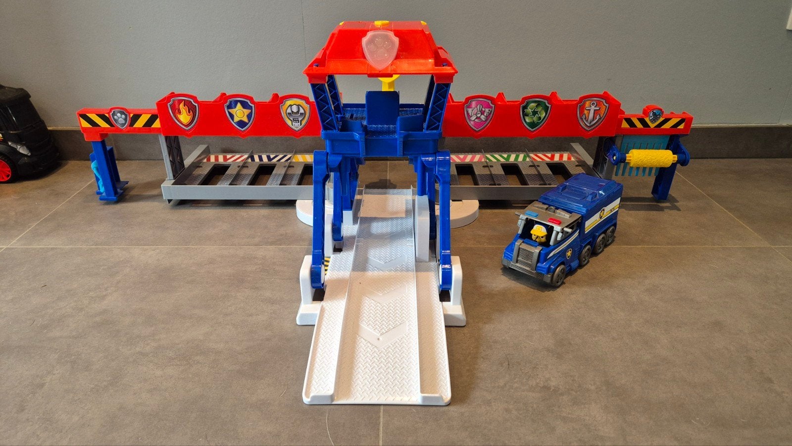 Paw patrol garage, Ophalen