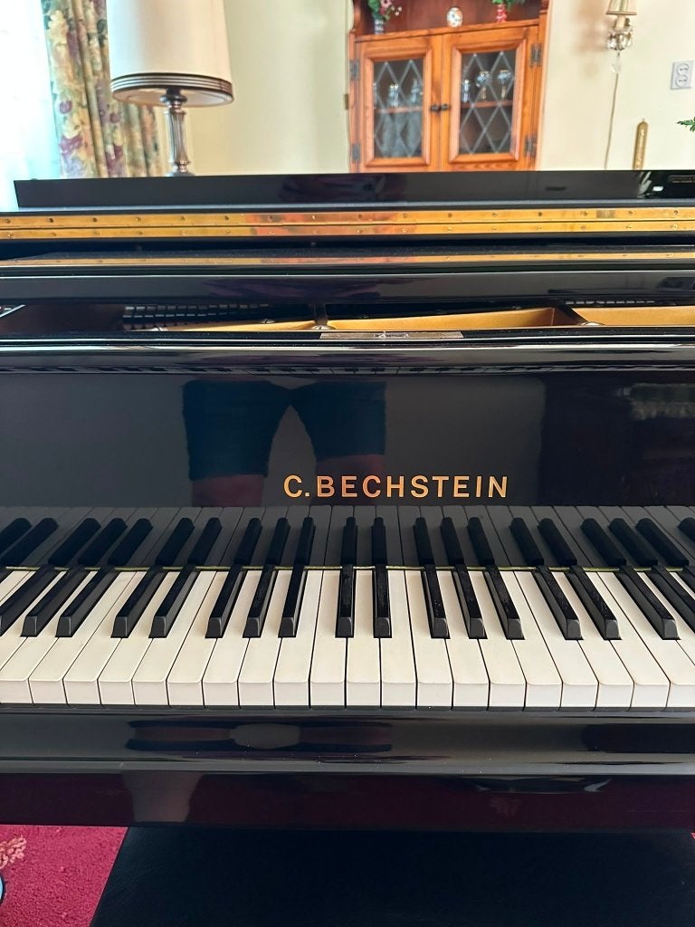 Bechstein vleugel C-220 Ivoor, Muziek en Instrumenten, Zwart, Ophalen of Verzenden, Zo goed als nieuw, Hoogglans