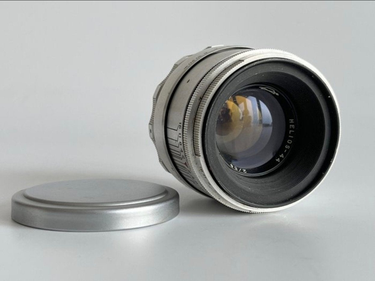 KMZ Krasnogorsk Helios-44 2/58 mm silver 13 blades m39/m42, Audio, Tv en Foto, Ophalen of Verzenden, Canon, M42