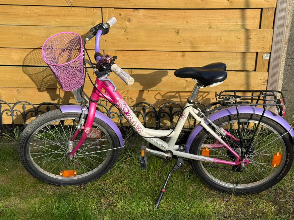 Meisjesfiets 20inch, Ophalen, Gebruikt, Velgrem, Versnellingen