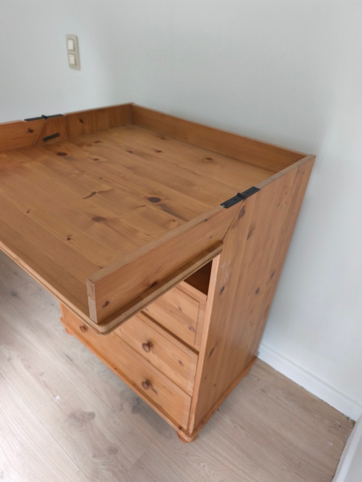 Meuble à langer évolutif en pin massif, Kinderen en Baby's, Kinderkamer | Commodes en Kasten, Ophalen, Commode