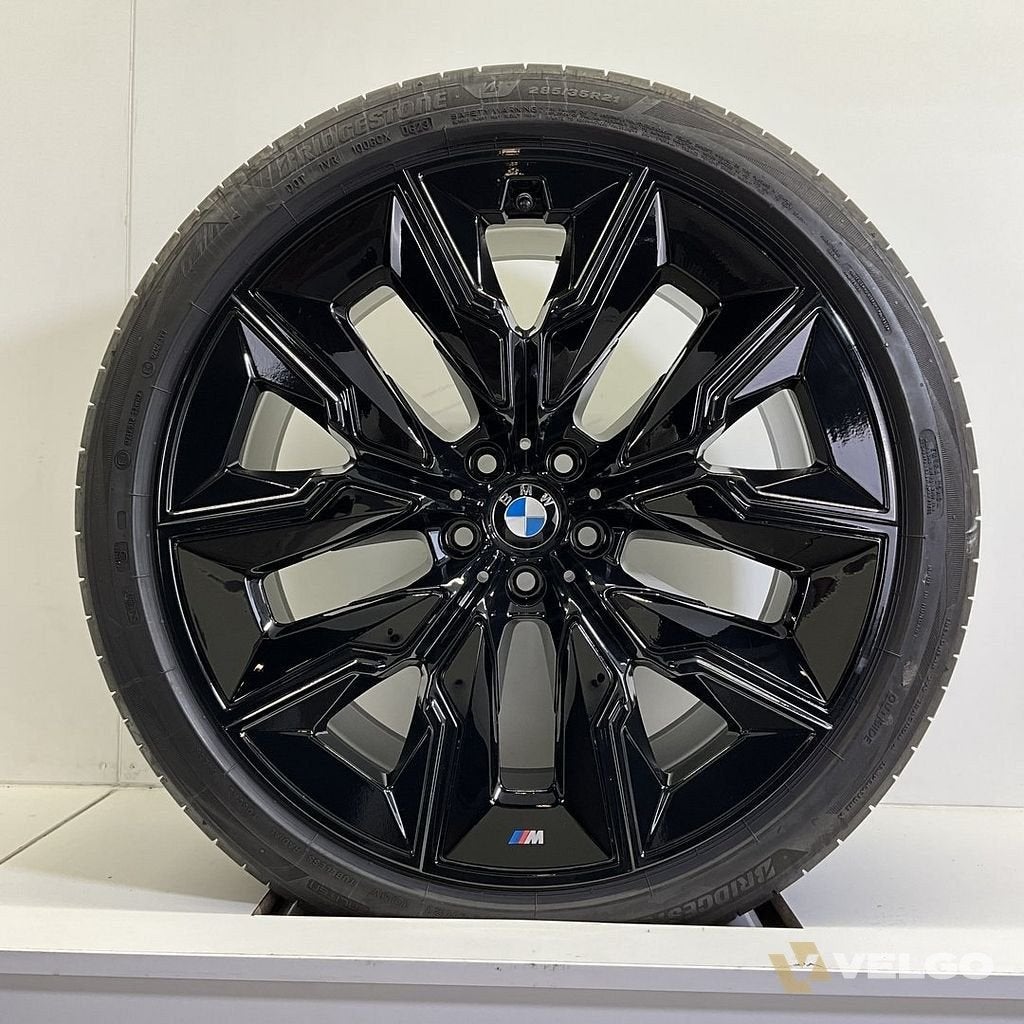 BMW 7 SERIE G70 I7 X3 G45 BREEDSET VELGEN + ZOMERBANDEN 21 I, Auto-onderdelen, Gebruikt, 255 mm, -, -