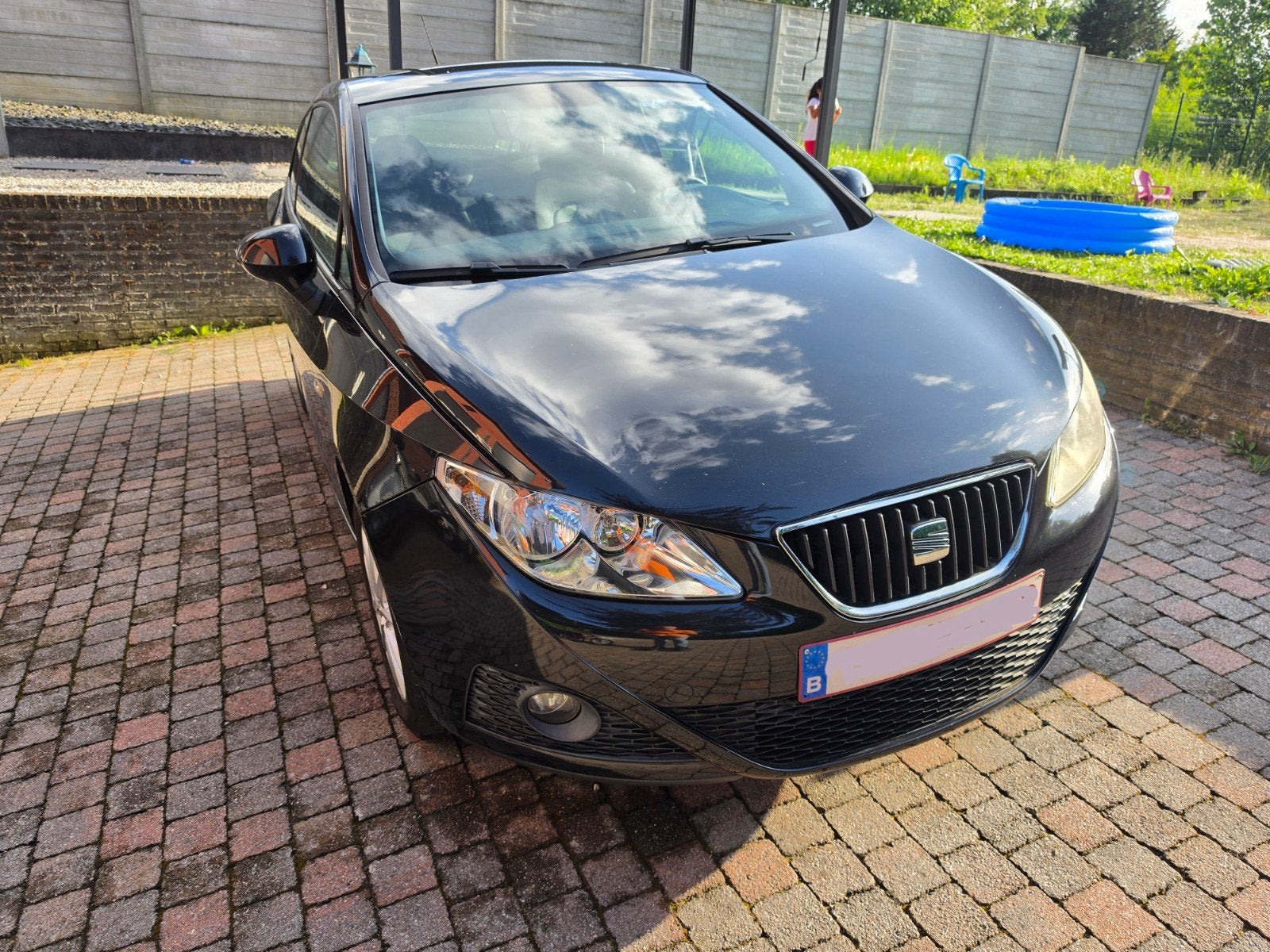Seat Ibiza 1.4tdi 2009, Auto's, Seat, Voorwielaandrijving, Stof, Elektrische buitenspiegels, Grijs