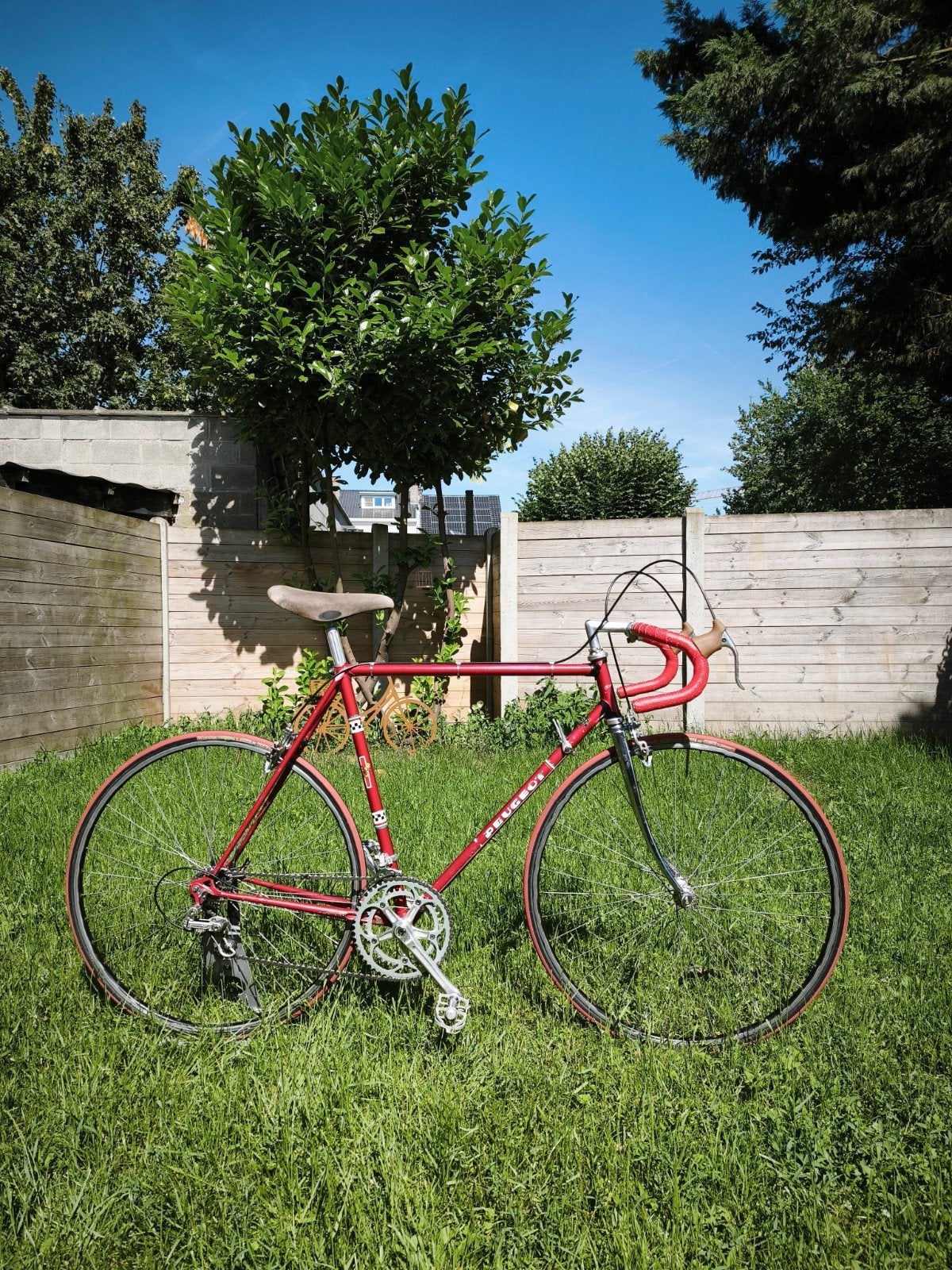 Vélo de course Vintage Peugeot PR10 - Shimano 600 Arabesque, Vélos & Vélomoteurs, Enlèvement, Aluminium