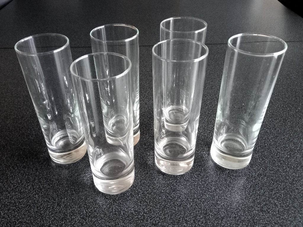 Glazen – 6 stuks, Huis en Inrichting, Keuken | Servies, Ophalen of Verzenden, Nieuw, Glas, Glas of Glazen