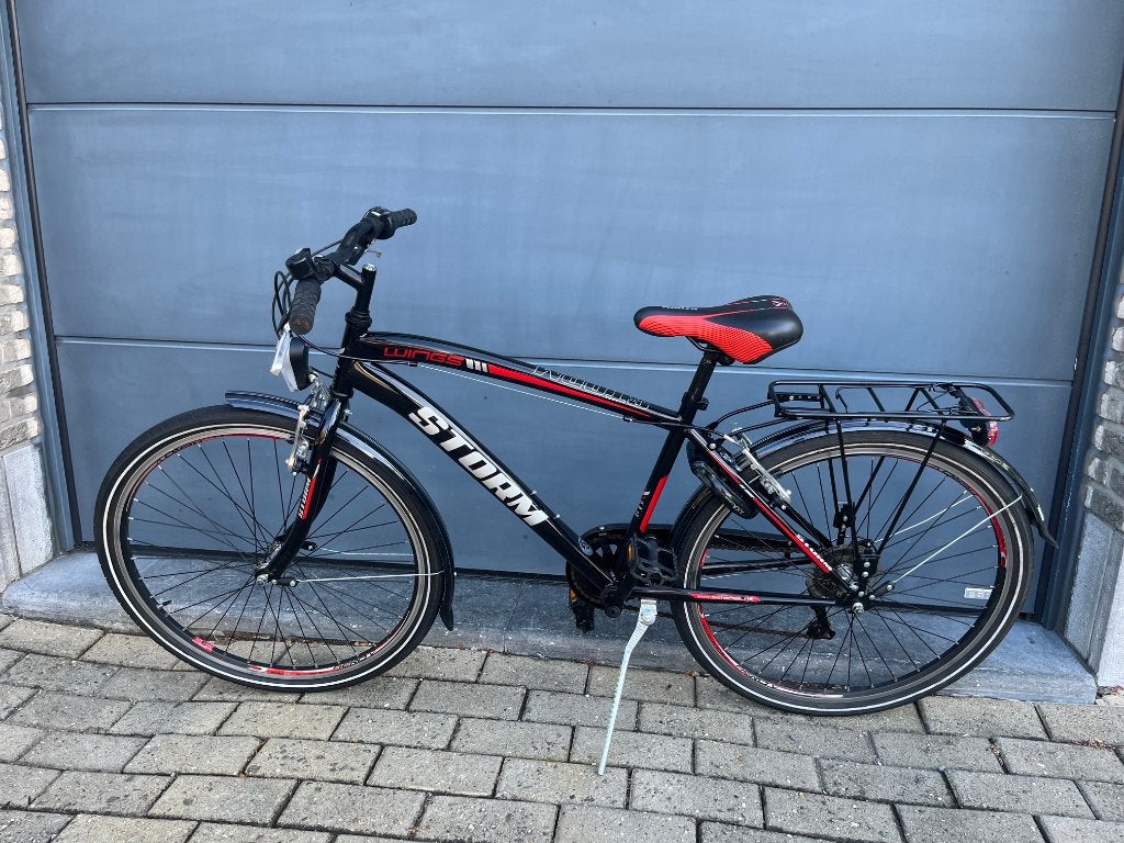 Jongensfiets Storm 26 inch wielen, Fietsen en Brommers, Fietsen | Jongens, Velgrem, Storm, Zo goed als nieuw, Handrem
