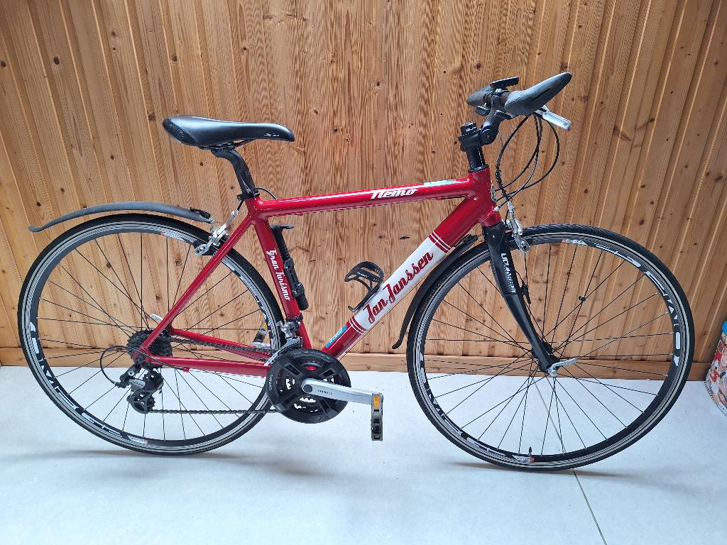 Sportfiets heren Jan Janssen, Fietsen en Brommers, Gebruikt, Velgrem, Minder dan 49 cm, Ophalen