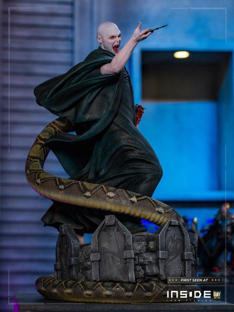 Harry potter statue voldemort & nagini 58cm  iron studios, Enlèvement, Comme neuf