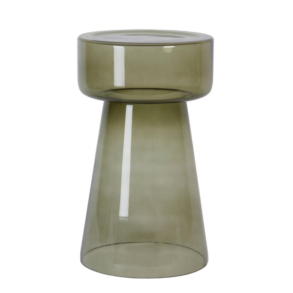 Table d’appoint design Light & Living DAKWA en verre vert, Maison & Meubles, Enlèvement, Comme neuf, Verre