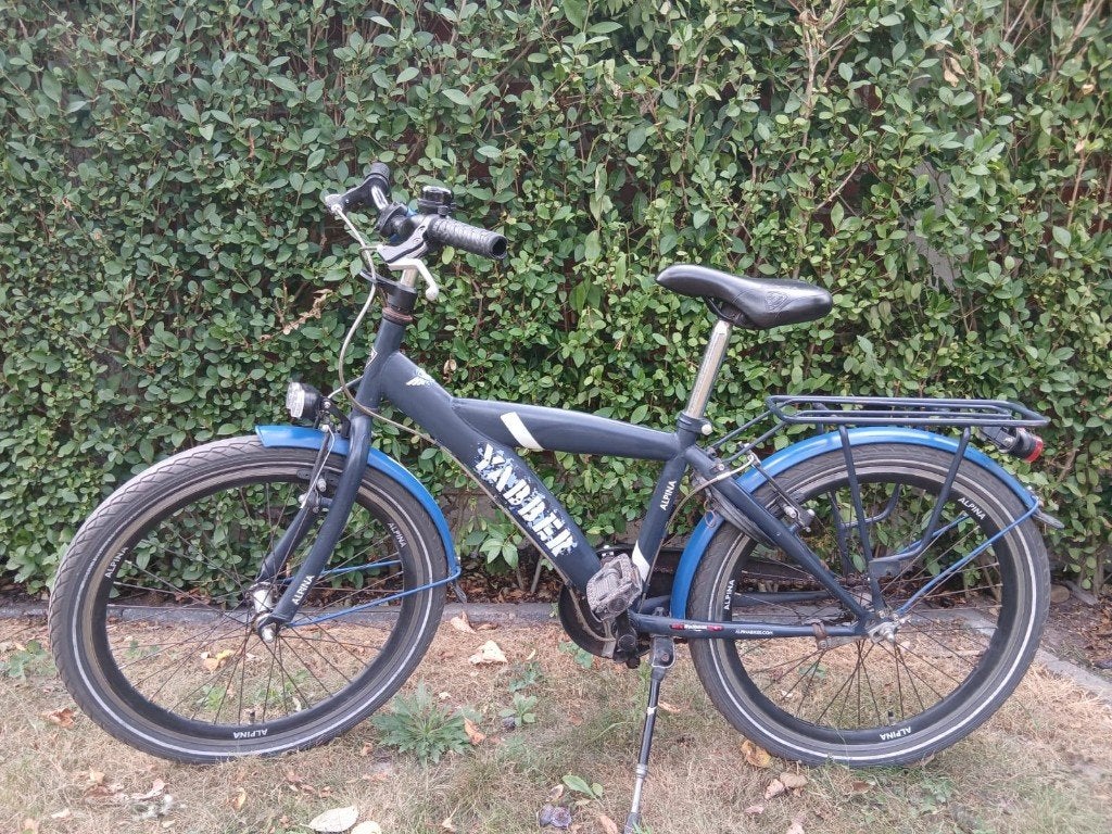 Alpina Yabber jongensfiets met 22 inch wielen, Fietsen en Brommers, Ophalen, Terugtraprem, 22 inch, Alpina