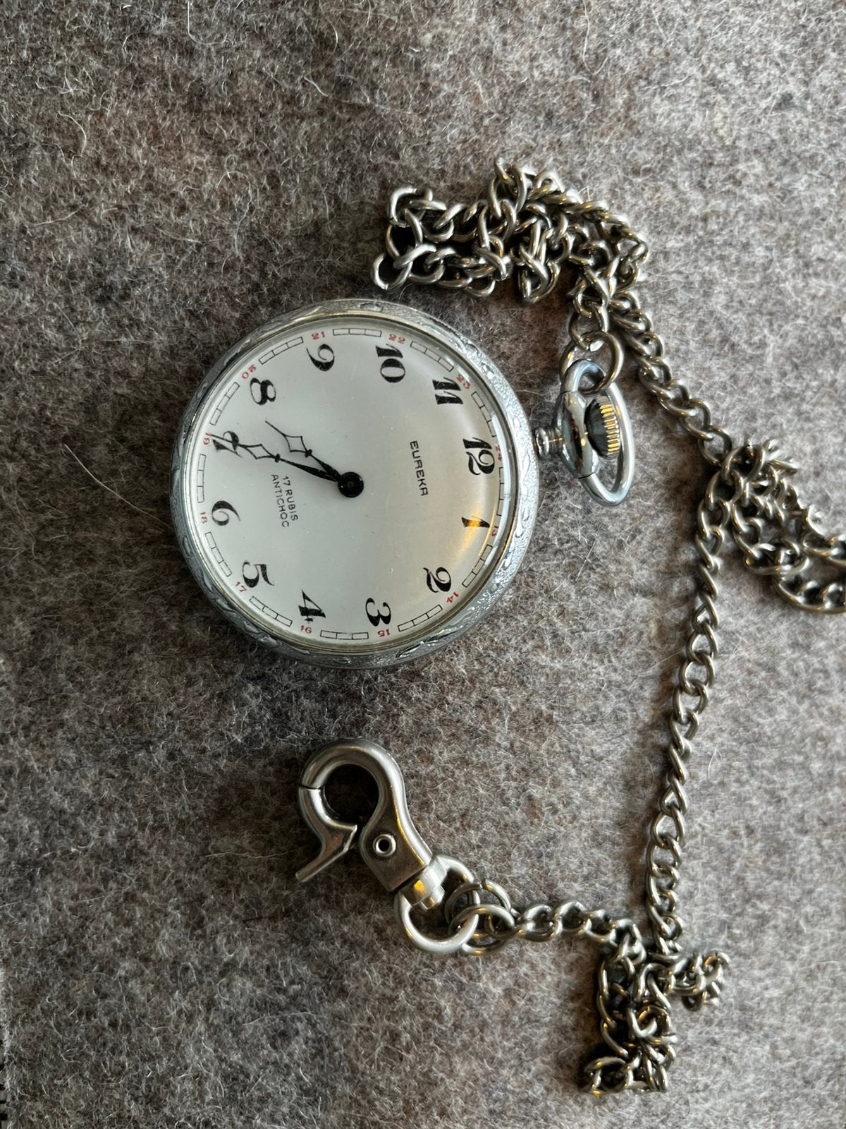 Zakhorloge opwindbaar, Bijoux, Sacs & Beauté, Montres | Anciennes | Antiquités, Autres marques, Avec chaîne, Acier, Enlèvement