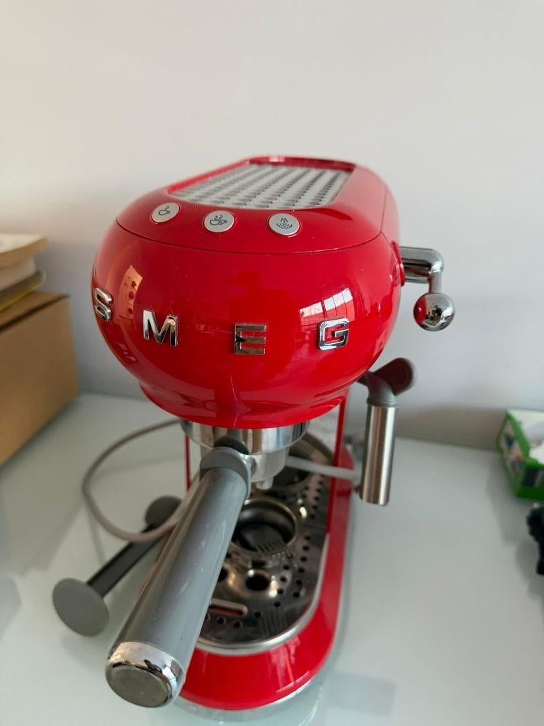 SMEG Espresso koffie machine, Elektronische apparatuur, Koffiezetapparaten, Espresso apparaat, Gemalen koffie, Ophalen of Verzenden