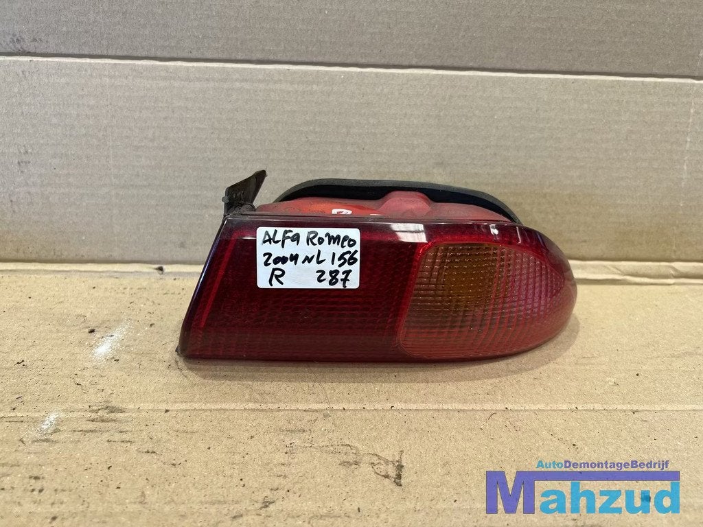 ALFA ROMEO 156 sedan Rechts buiten acherlicht 1997-2005, Gebruikt, Dpofca@stellantis.com, Stellantis Europe S.p.A., Alfa Romeo