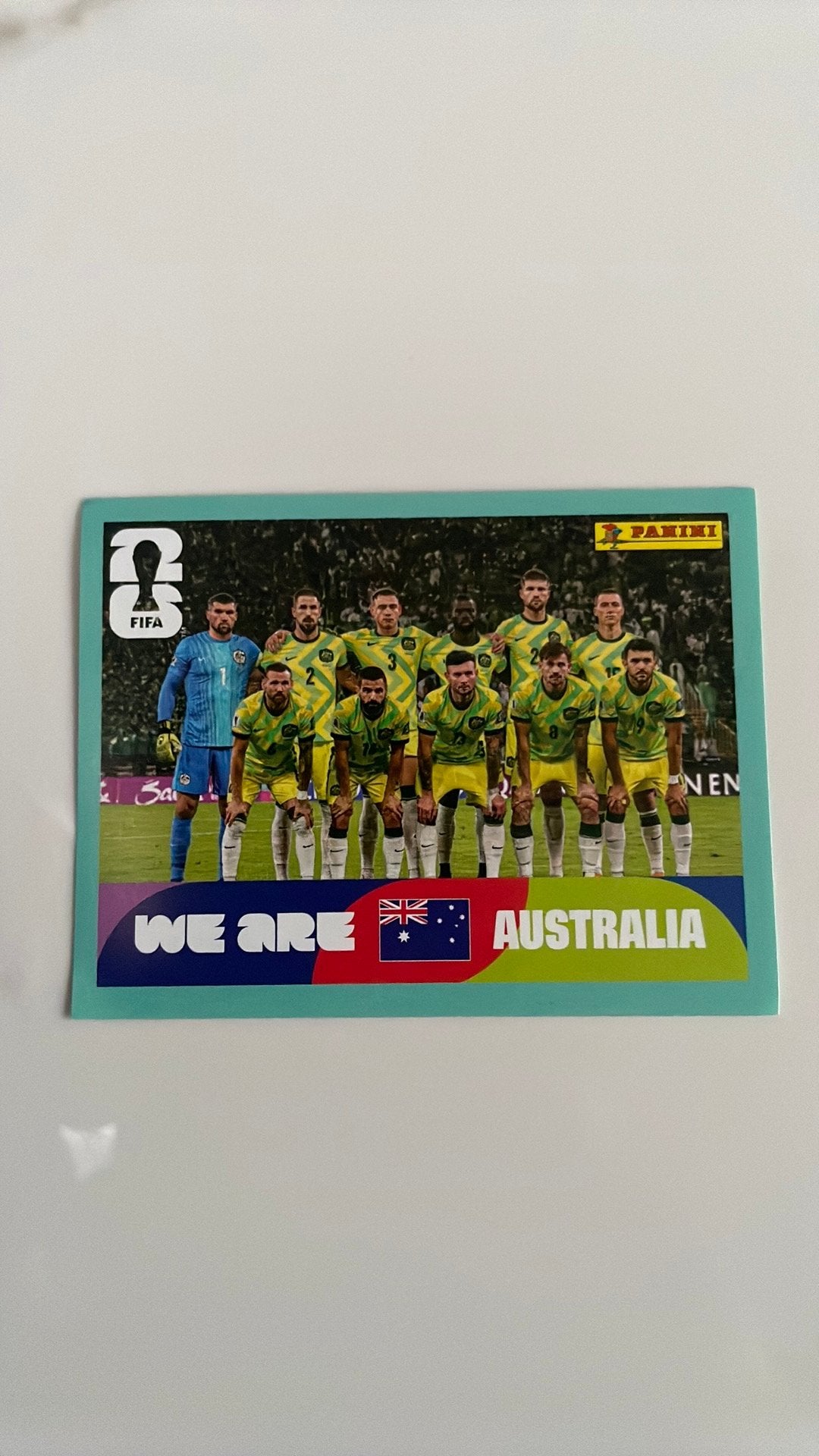 WK world cup 2026 panini AUS 13, Enlèvement, Neuf, Plusieurs autocollants