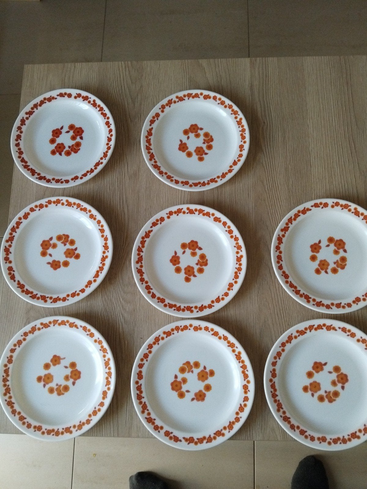 assiettes à dessert en forme de lotus arcopal, Antiquités & Art, Enlèvement