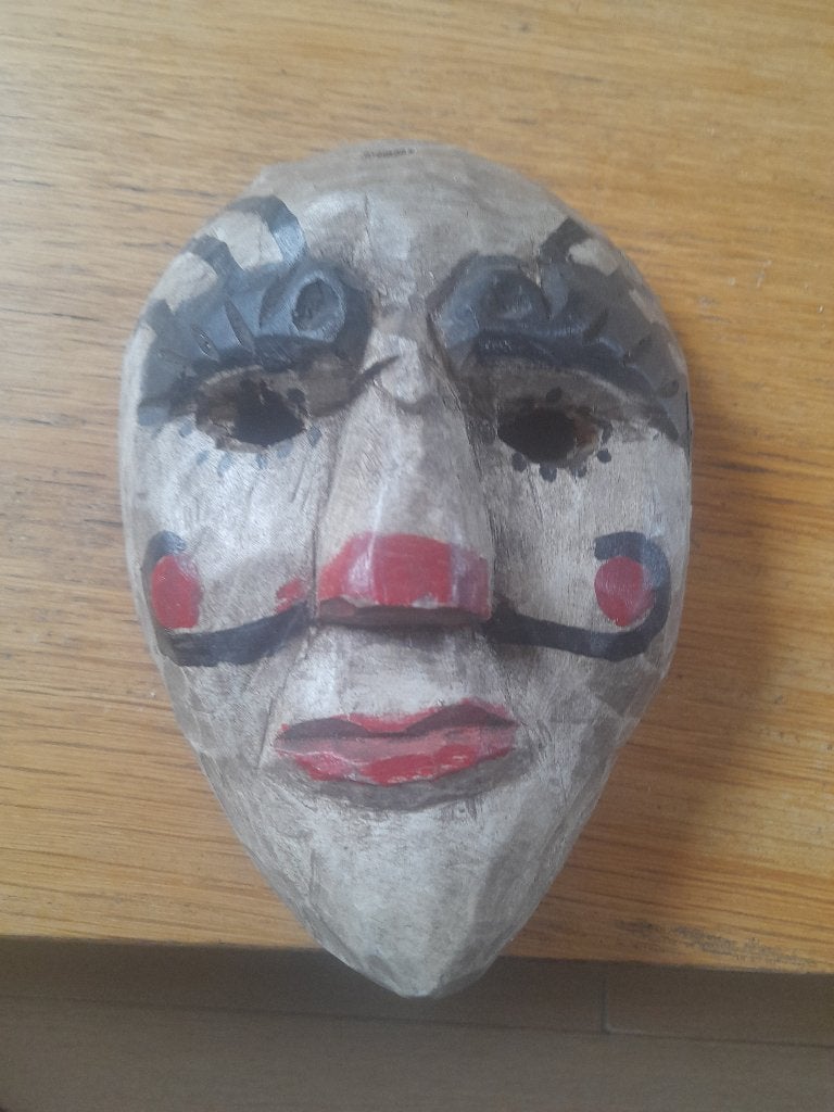 Volkskunst Masker "El Patrón" (Guatemala), Enlèvement ou Envoi, Masque, Bois