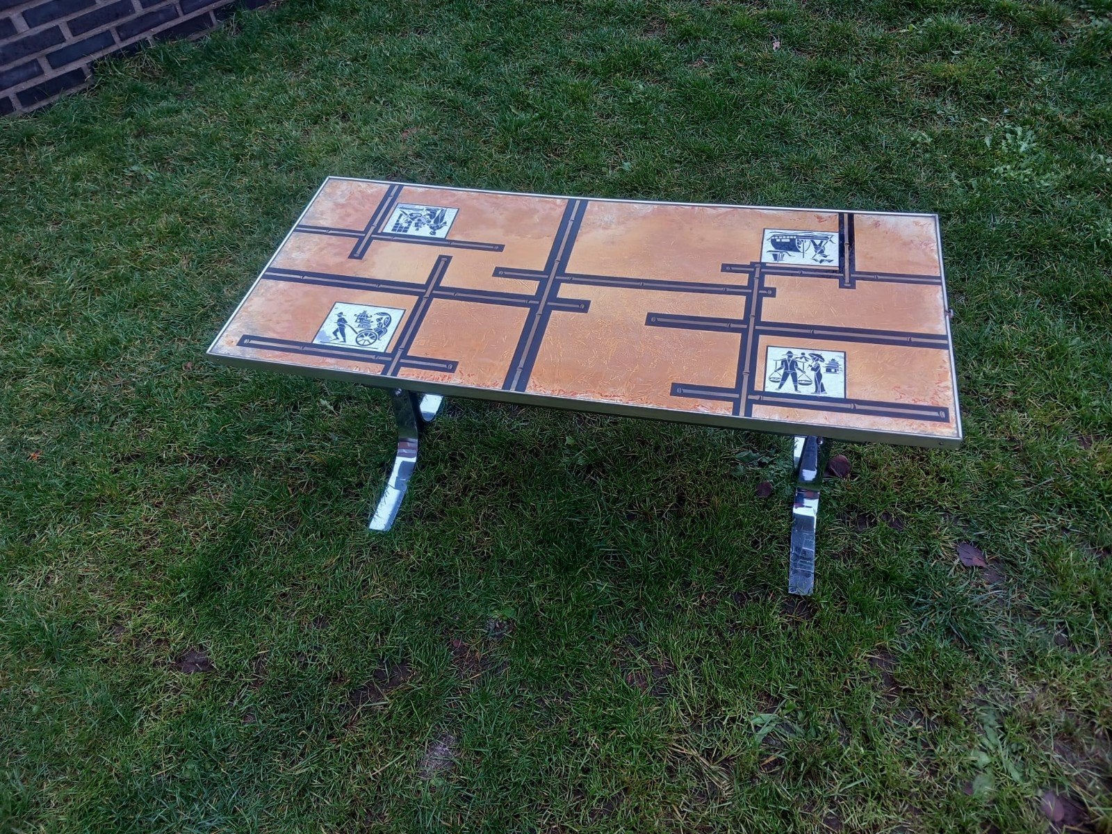 2 retro vintage salontafels, Antiek en Kunst, Ophalen