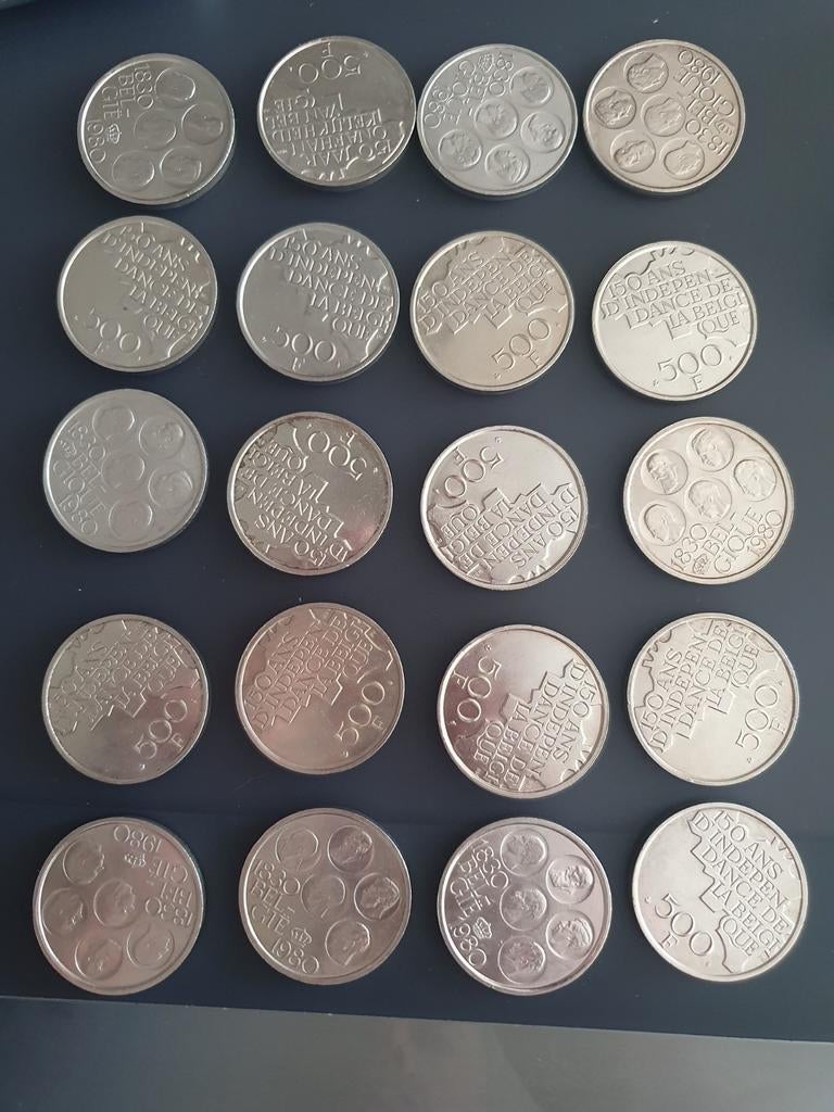 20 Pieces des 150ans de l'indépendance de la Belgique, Enlèvement