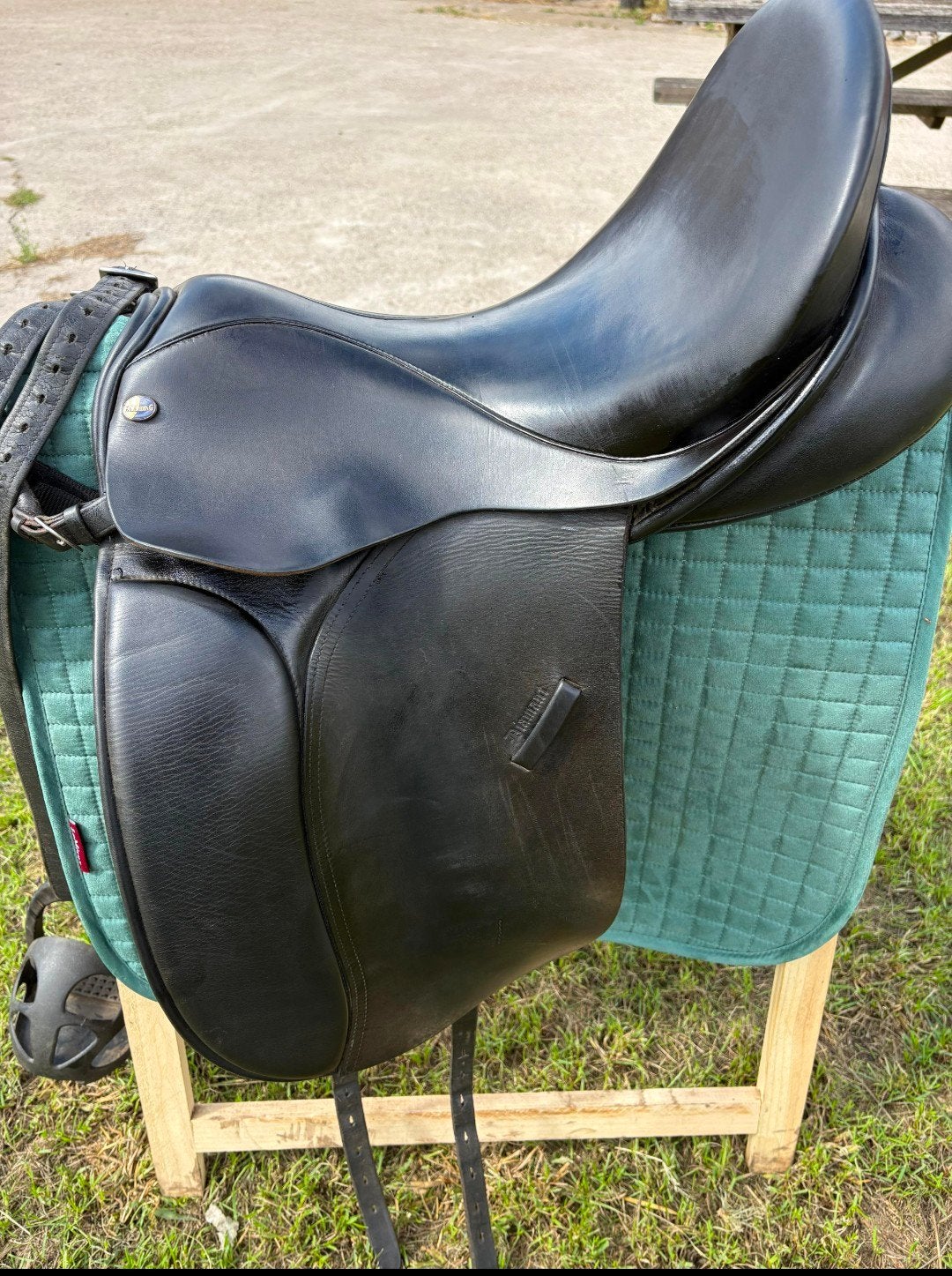 Euroriding Diamant dressuur zadel 17", Animaux & Accessoires, Chevaux & Poneys | Selles, Enlèvement ou Envoi, Euroriding, Dressage