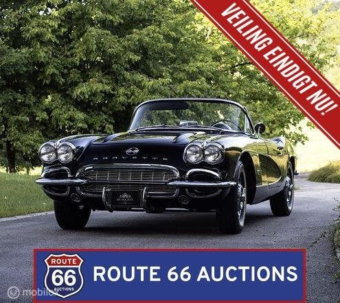 Chevrolet Corvette C1 Cabriolet | 1961 | Route 66 Auctions, Achat, Entreprise, Chevrolet, Boîte manuelle