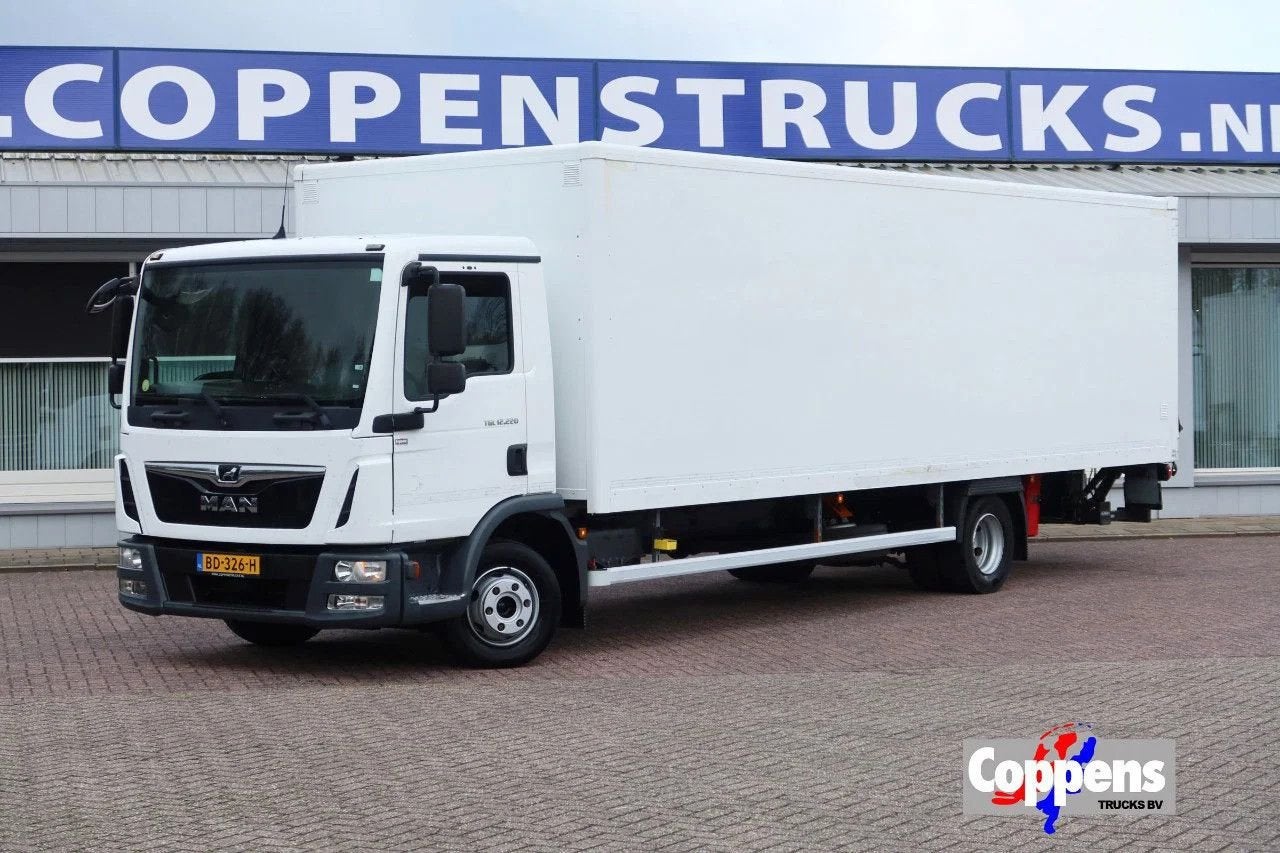 MAN TGL 12.220 Bak + Palfinger klep 1500 KG € 29.500.- netto, Auto's, MAN, Wit, Bedrijf, Diesel