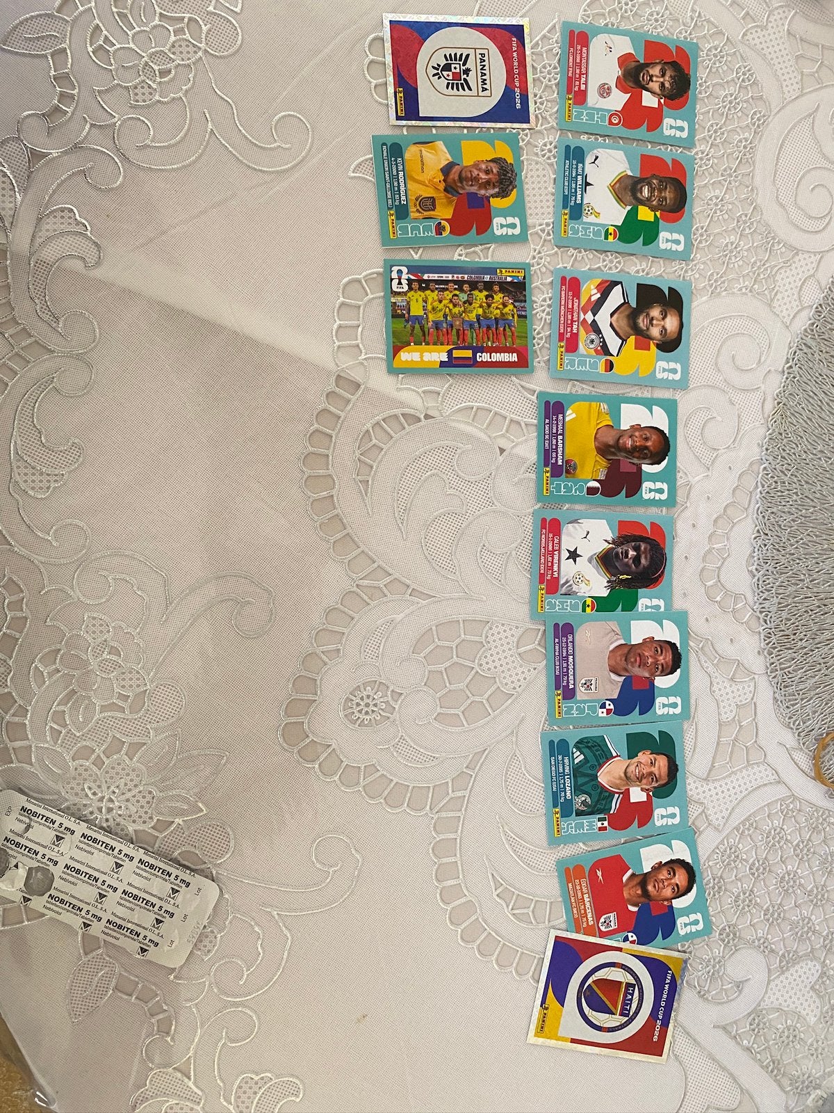 Doublons echange carte panini cdm 2026, Collections, Enlèvement, Classeur, Album ou Poster