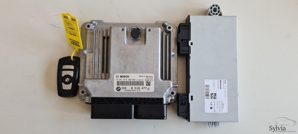 Startset ECU + Contactslot BMW 5 Serie F10 F11 520D motorcod, Gebruikt, -, -, Ophalen of Verzenden
