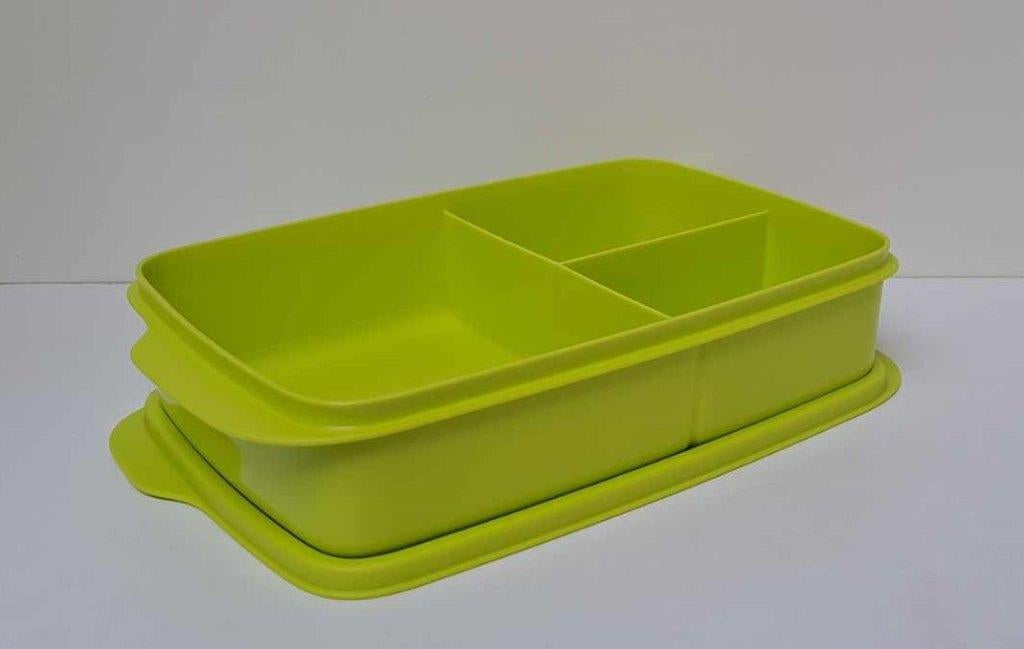 Tupperware™ « Lunchbox Compartimentée » vert, Envoi, Neuf, Vert, Boîte