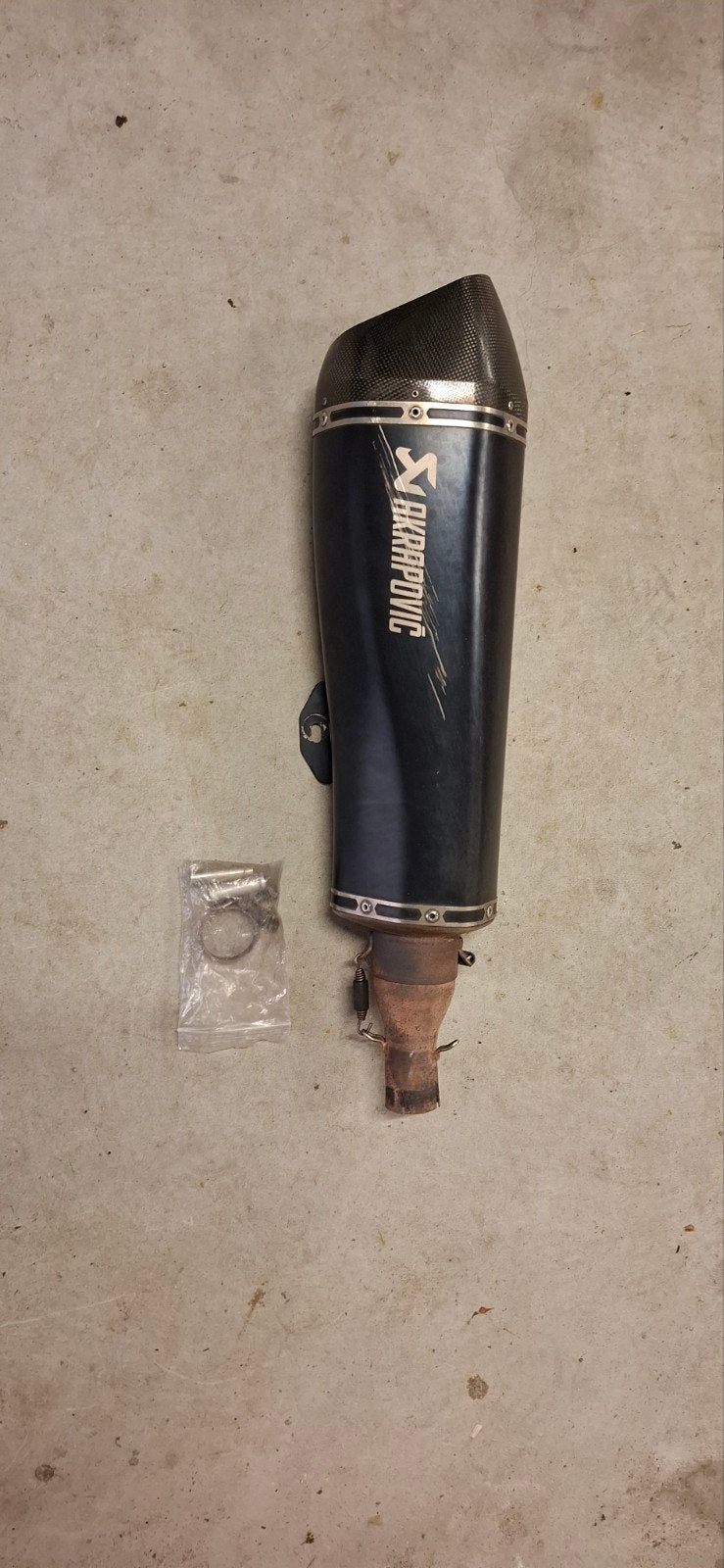 piaggio mp3 2022 uitlaat demper akrapovic, Motoren, Ophalen of Verzenden