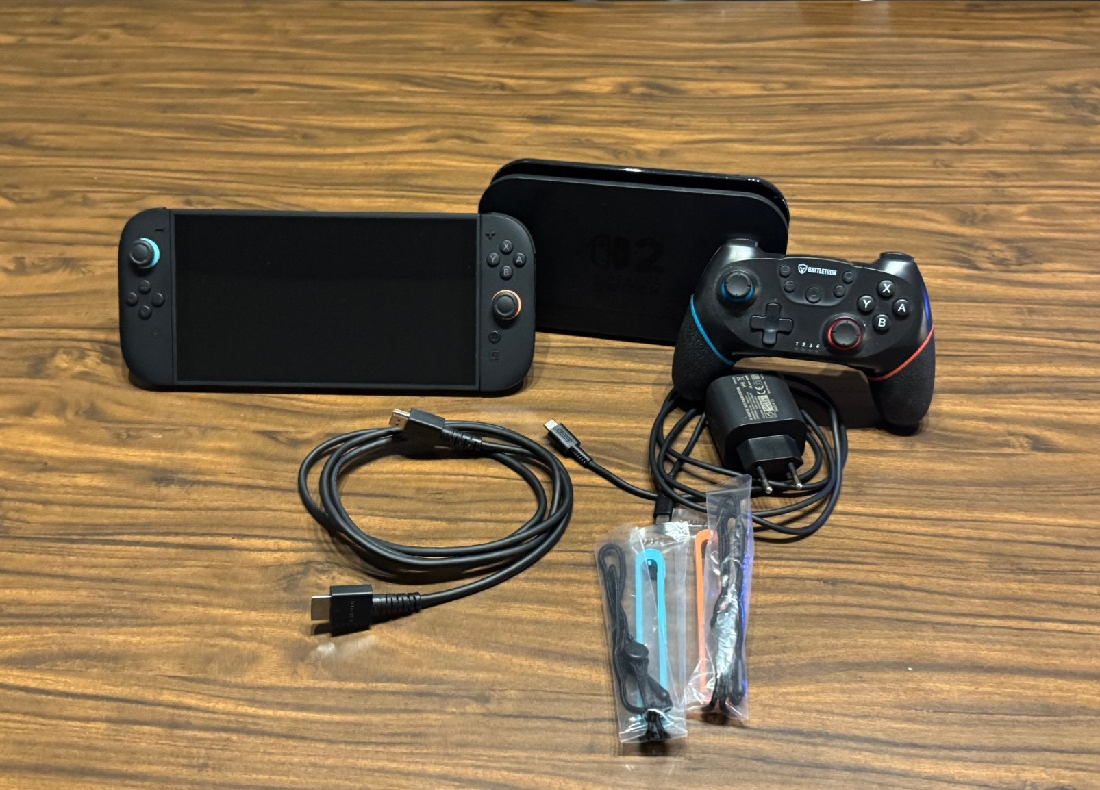 Nintendo switch 2 met 1 extra controller + doos, Ophalen, Zo goed als nieuw, Met 1 controller